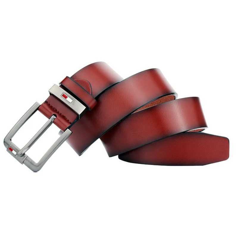 Fashion Luxury Designer Brand Men Belt High Quality PU Leather Strap Pin Buckle Fancy Vintage Belts for Jeans Leisure WaistbandX240923