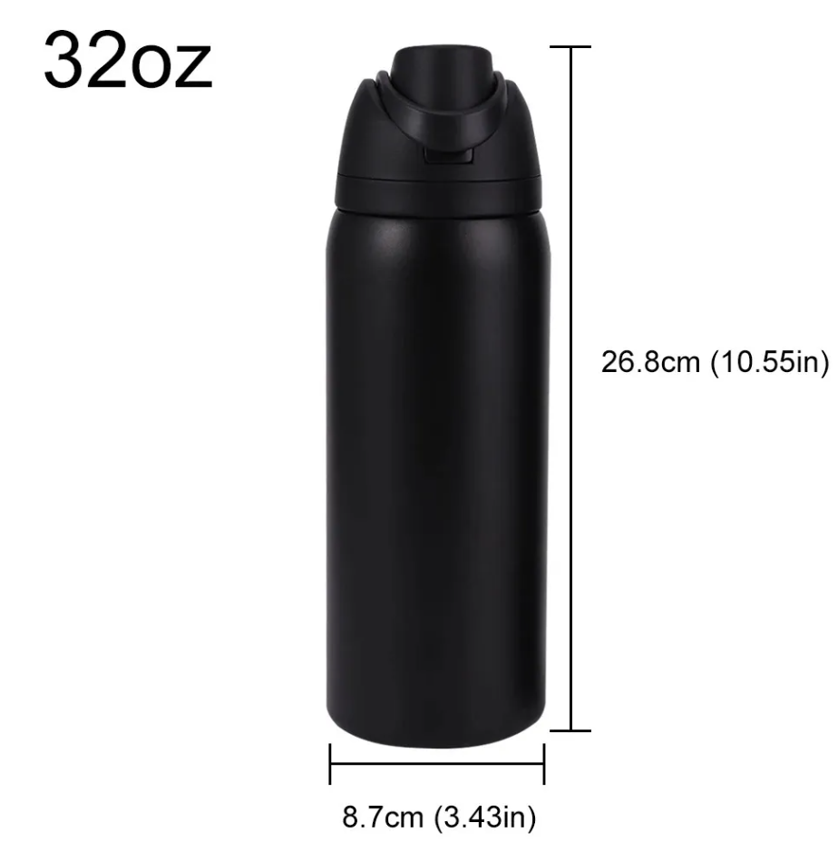 Three Capacity owala sports style stainless steel tumblers 19oz 24oz 32oz out going water bottle drinking tumbler outdoor camping cup vacuum insulated