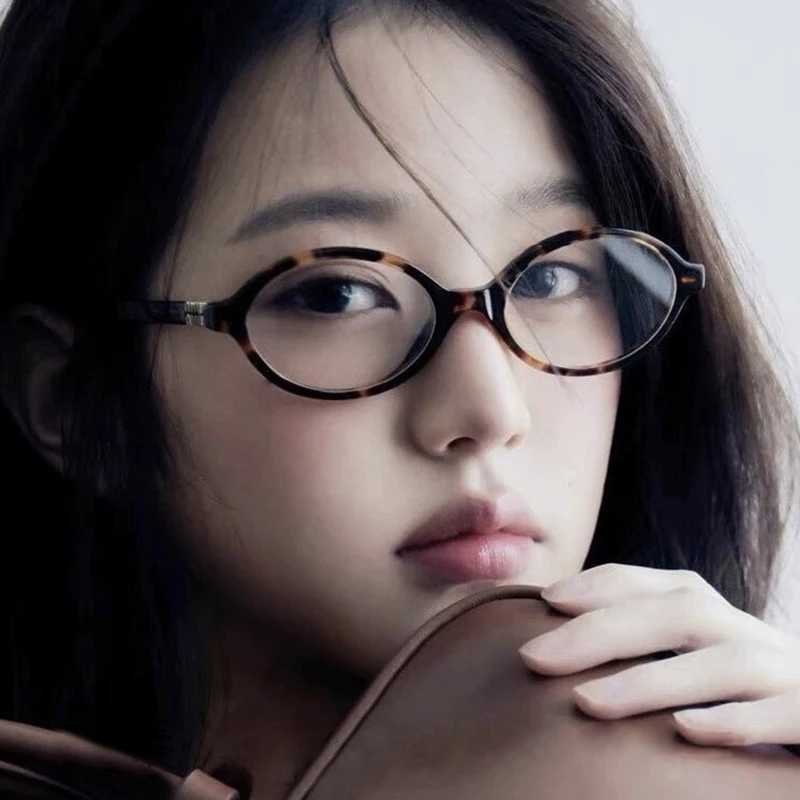 Other Fashion Accessories Retro sexy oval shaped womens sunglasses 2024 new leopard brown hot retro colored sunshade glasses H240923