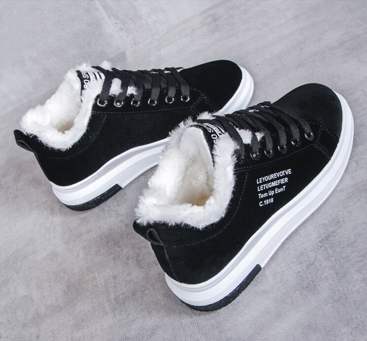 2024 winter new fashion casual warm snow boots cotton shoes women