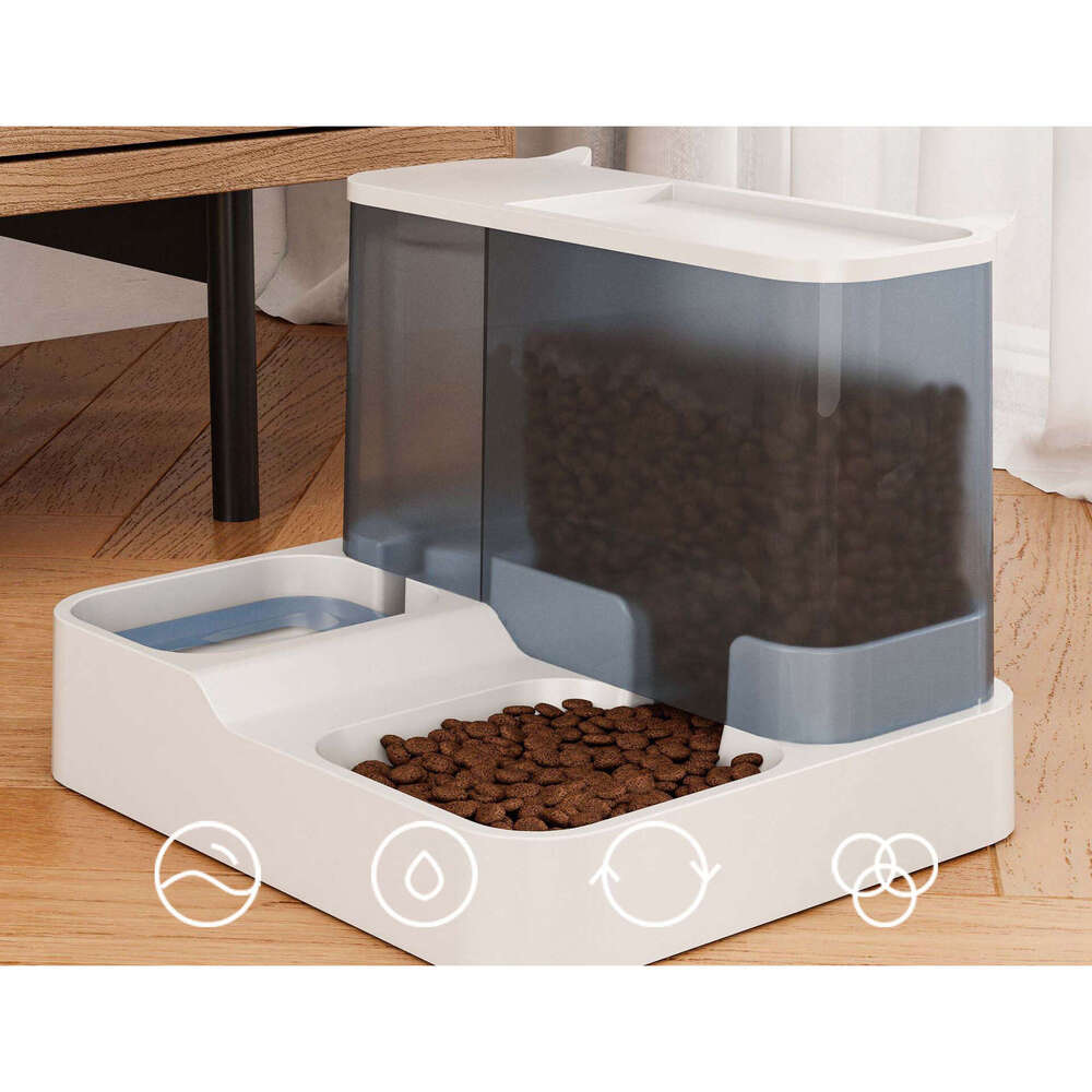 Cat automatic dispenser, large capacity wing water feeder, cat and dog feeding pet supplies
