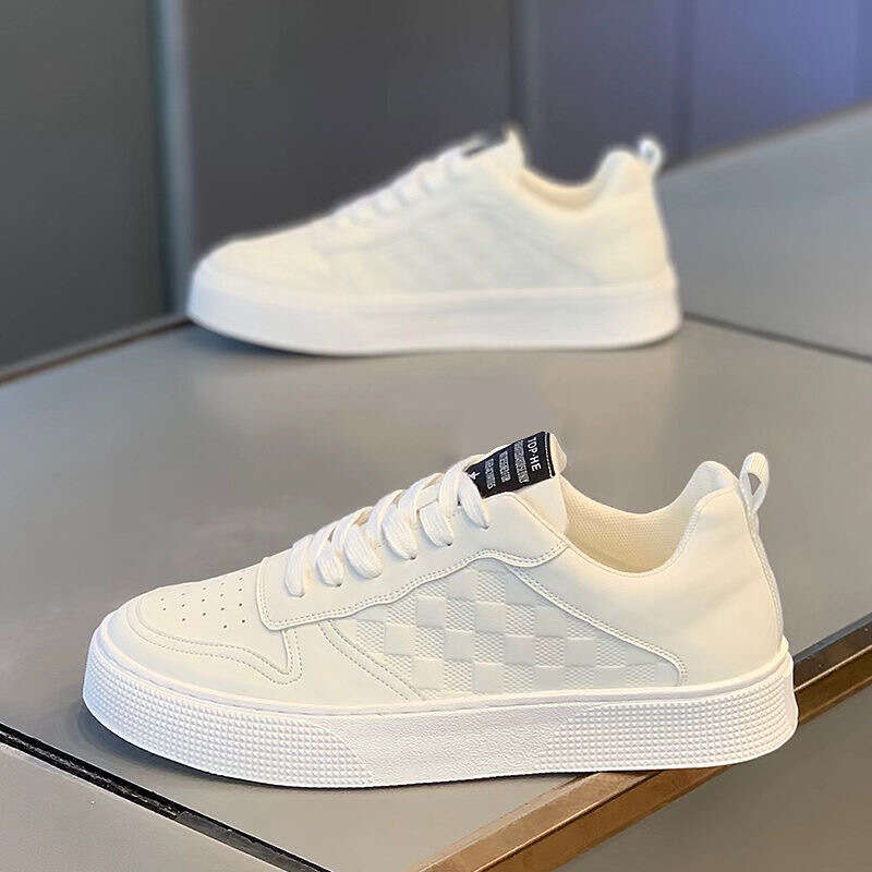 Men Sneaker 2024 Four Seasons Fashion British Style Flat Bottom Casual Male Lace Up Platform Running Shoes Tenis Mascuo