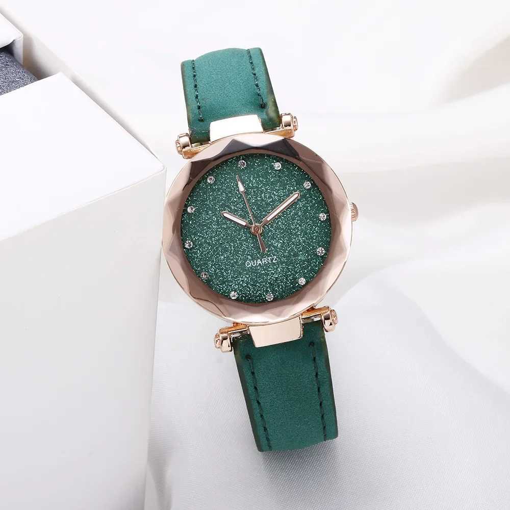 Top Starry Sky Style Fashion Womens Watches Luxury Diamond Leather Band Quartz WristWatch Ladies Watch Women Clock Reloj MujerX240923