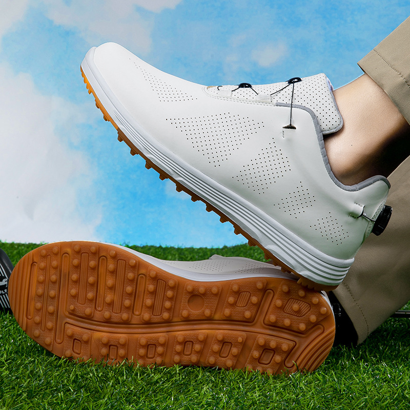 ddmytiger 2024 couple plus size golf with cow tendon sole, non slip, breathable, men's and women's outdoor casual lightweight sports shoes C