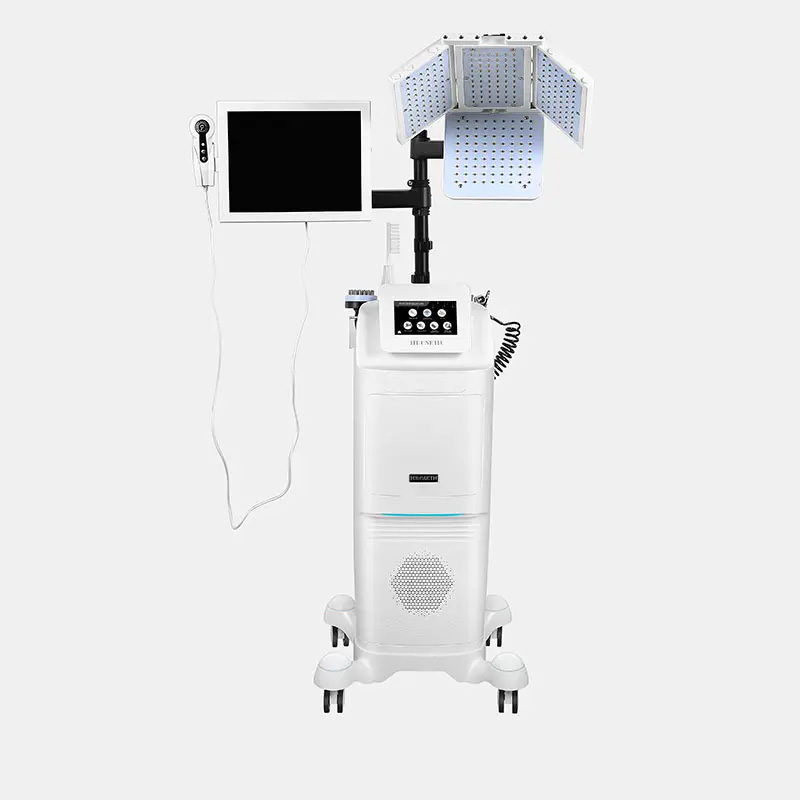 High Quality 7 IN 1 Laser Hair Growth Instrument Improve Hair Loss Circulation Reduces Grease Scalp Hair Analysis Hair Treatment Growth Device
