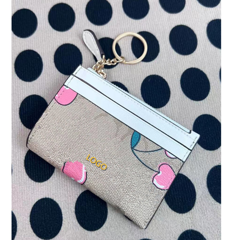 Designer Wallets Men And Womens Holder Card Wallet Change Classic Coin Purse Zipper Bag ID Clip Gift