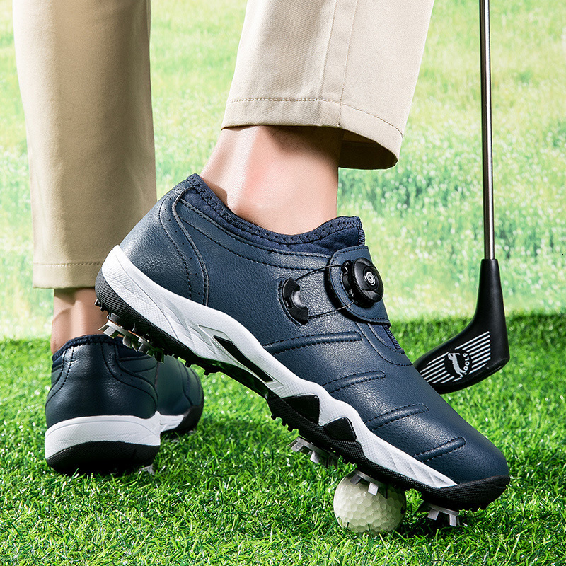 ddmytiger 2024 new casual fashionable men's golf shoes with studs, ultra fiber anti slip and waterproof features C ddmythur