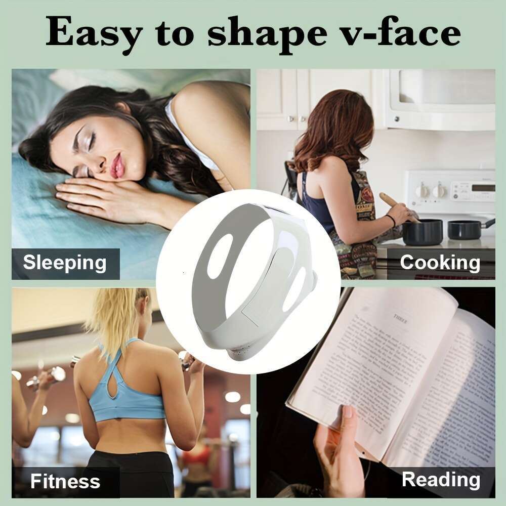 Reusable Slimming Bandage V e Shaper Women Chin Cheek Lift Up Belt Facial Massage Strap Face Skin Care Beauty Tools
