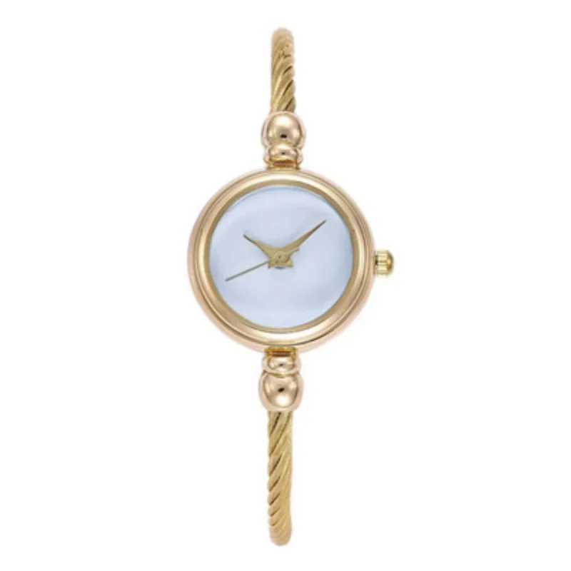 Women Luxury Watches Small Gold Bangle Bracelet Watch Stainless Steel Retro Ladies Quartz Wristwatch Clock Fashion Dress WatchX240923