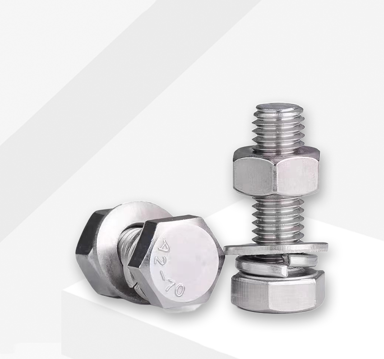 Sturdy 304 Grade Stainless Steel External Hexagon Bolts - Perfect Fitment & Strength