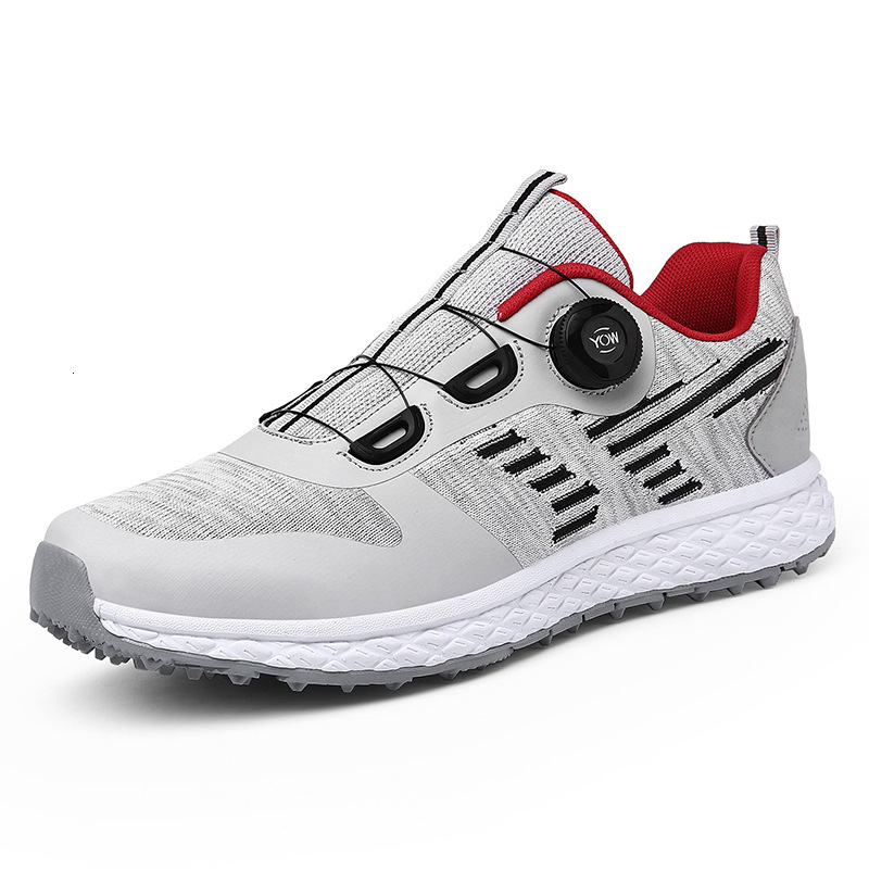 ddmytiger Large mesh golf sneakers, fixed without nails, off field training shoes, fly woven breathable shoes C