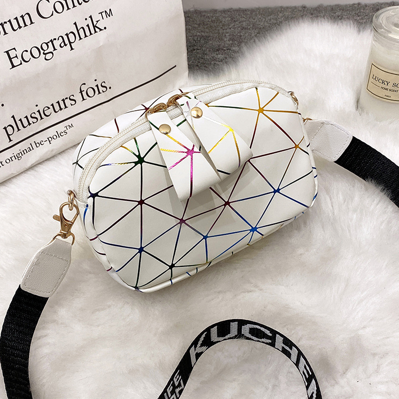 Printed Wide Shoulder Straps Crossbody Bag Designer Ladies Handbags Cosmetic Bag Colorful Grid Pattern Tote Bag Letter Straps Fashion Bags DPD2409234