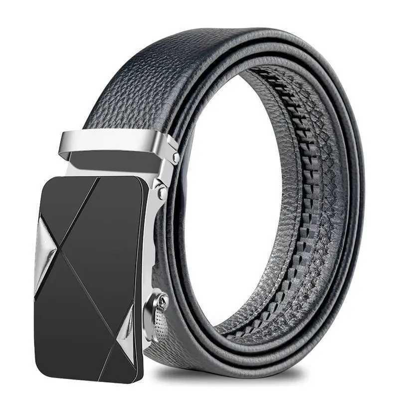 Mens Pu Leather Fashion Classic Belts For Dress Adjustable Belt ldealChoice For GiftsX240923