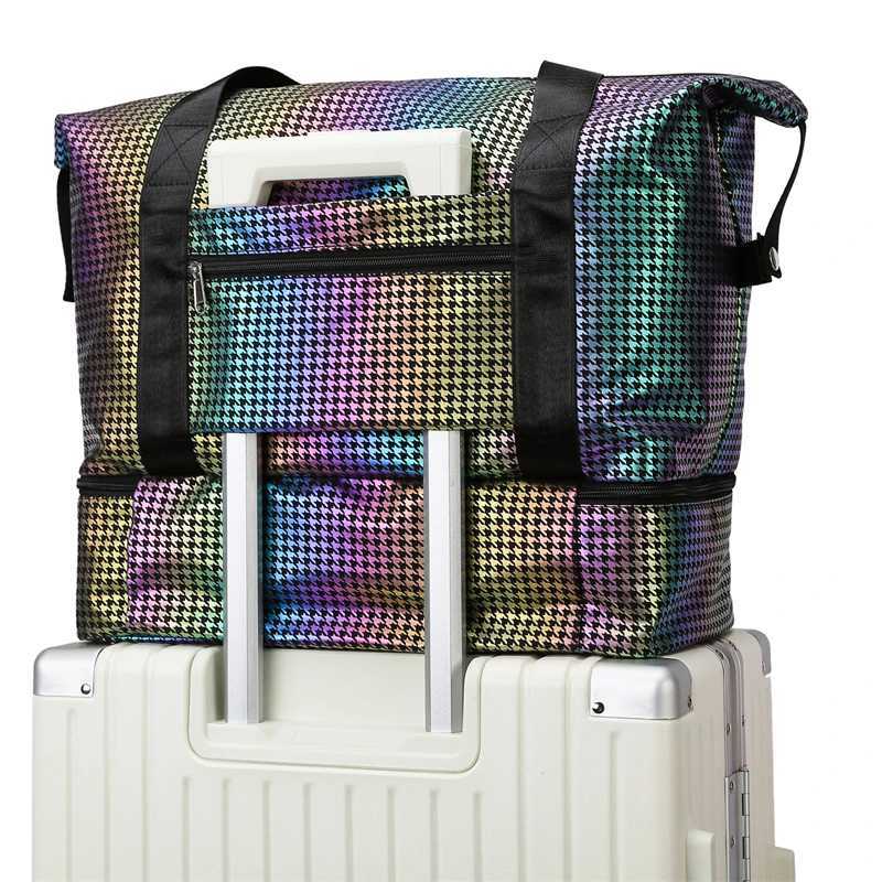 Foldable - Large Capacity Waterproof Travel Tote, Multifunctional hot Folding Duffel Bag Suitcase for Women, Lightweight Daily Use