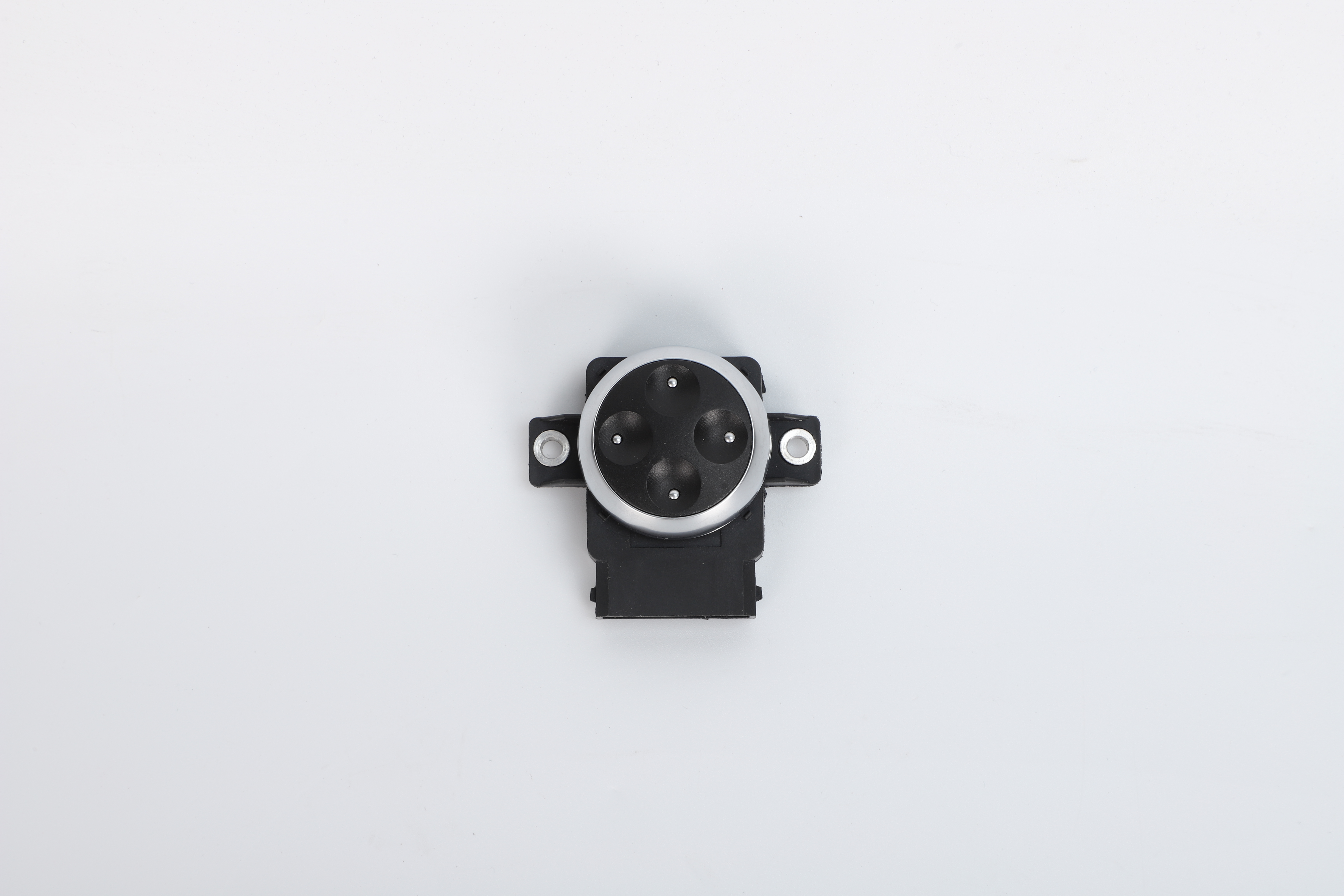Adjustable Lumbar Support Switch with Chrome Finish Button