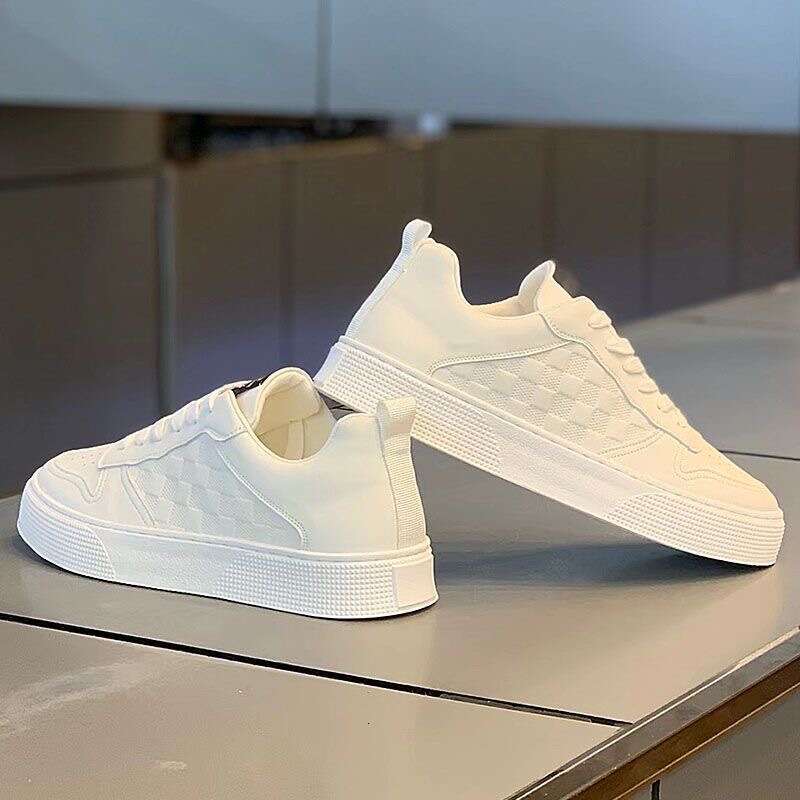 Men Sneaker 2024 Four Seasons Fashion British Style Flat Bottom Casual Male Lace Up Platform Running Shoes Tenis Mascuo