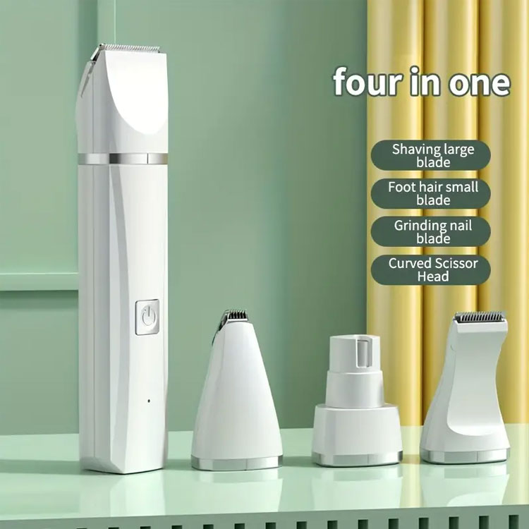 Electric Cat & Dog Groomer - Charging Shaving Machine with Anti-slip Padded Cutting Blade