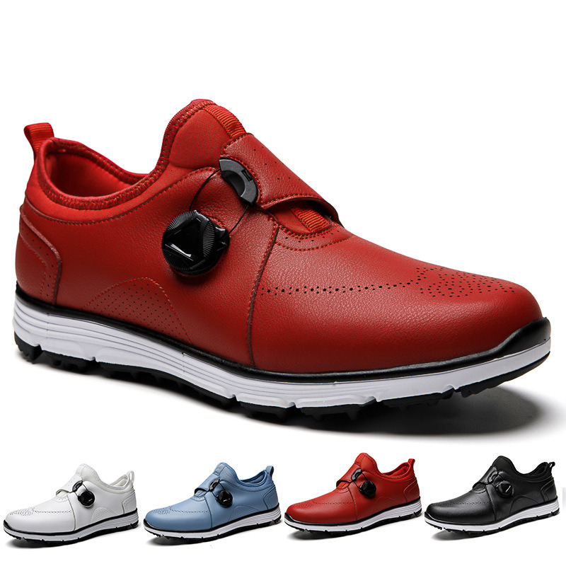 ddmytiger Four Seasons Spinning Buckle Men's Block Golf Breathable Sports Casual Anti Sideslip and Broken Nail Ball Shoes C
