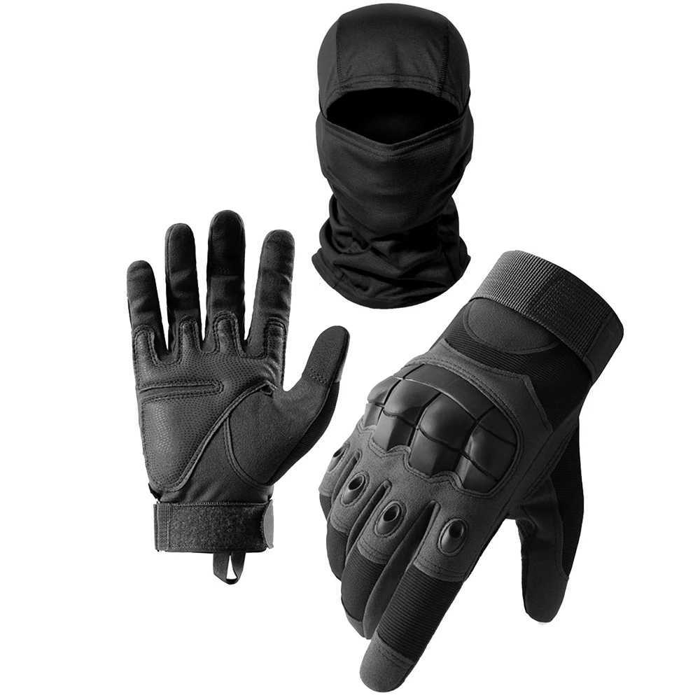 Luva Moto Mens Motorcycle Gloves Touch Screen Motocross Riding Gloves Protective Equipment Full Finger Gloves Moto Black W240923