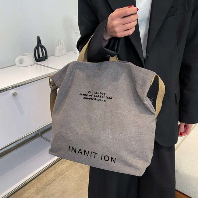 Designer bag Women Canvas Tote Casual Shoulder Work Bag Large Capacity Crossbody Top Handle Bag Multifunction Big Shopping Cross-body Handbag tote bag