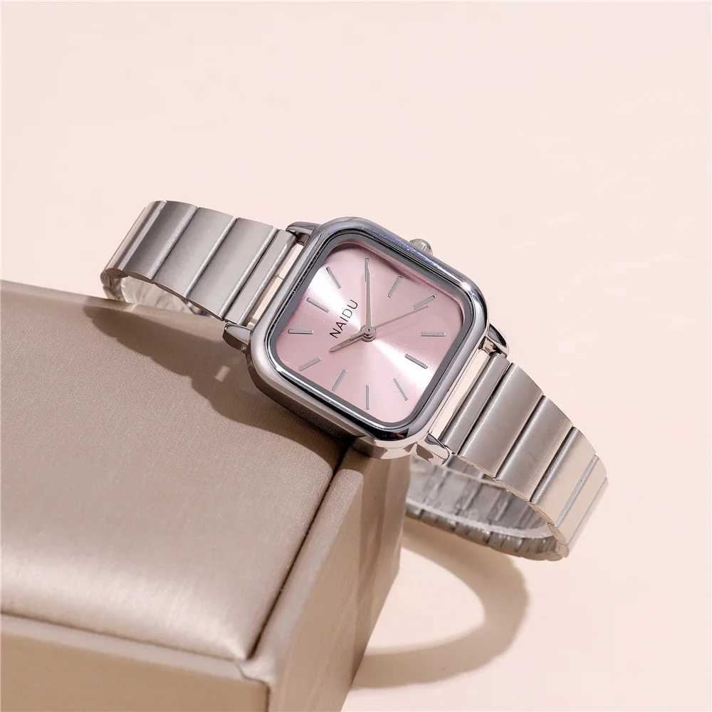 high quality women steel band quartz dress watchX240923