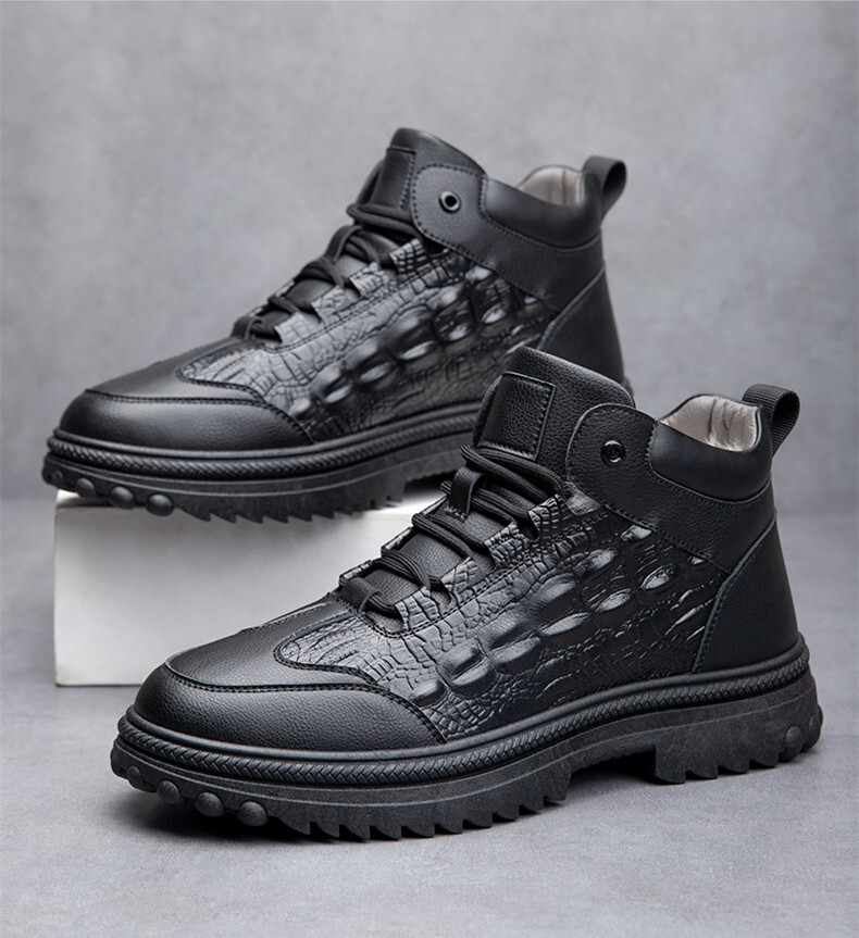 2025winter New Men's Cotton Shoes Outdoor Warm Winter Snow Boots
