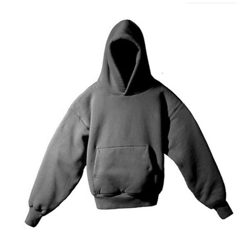 Klein Blue American Fashion Heavy Plus Fleece Thickening 2023 Solid Color Pullover Hoodie