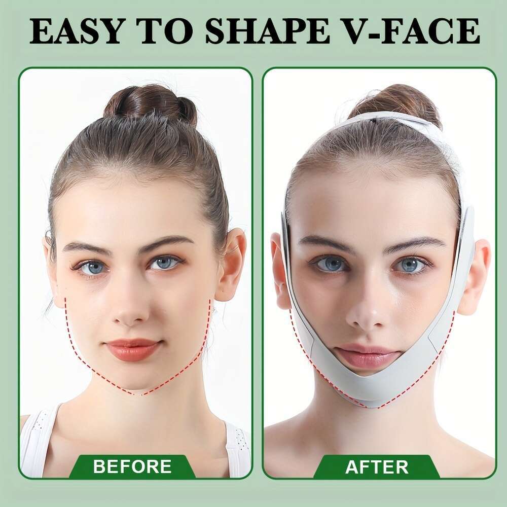 Reusable Slimming Bandage V e Shaper Women Chin Cheek Lift Up Belt Facial Massage Strap Face Skin Care Beauty Tools