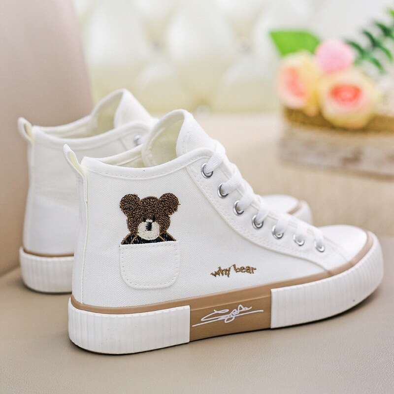Cute Canvas Women Breathable Sneakers Brand Sport Shoes for Woman Casual Vulcanized Shoe Flats High Top atos Mujer free shipping shoes