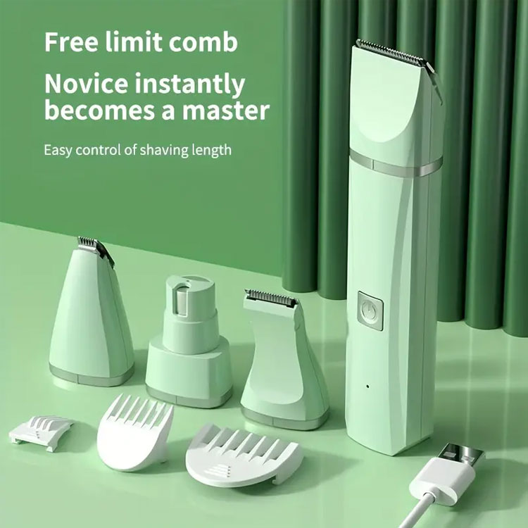 Electric Cat & Dog Groomer - Charging Shaving Machine with Anti-slip Padded Cutting Blade