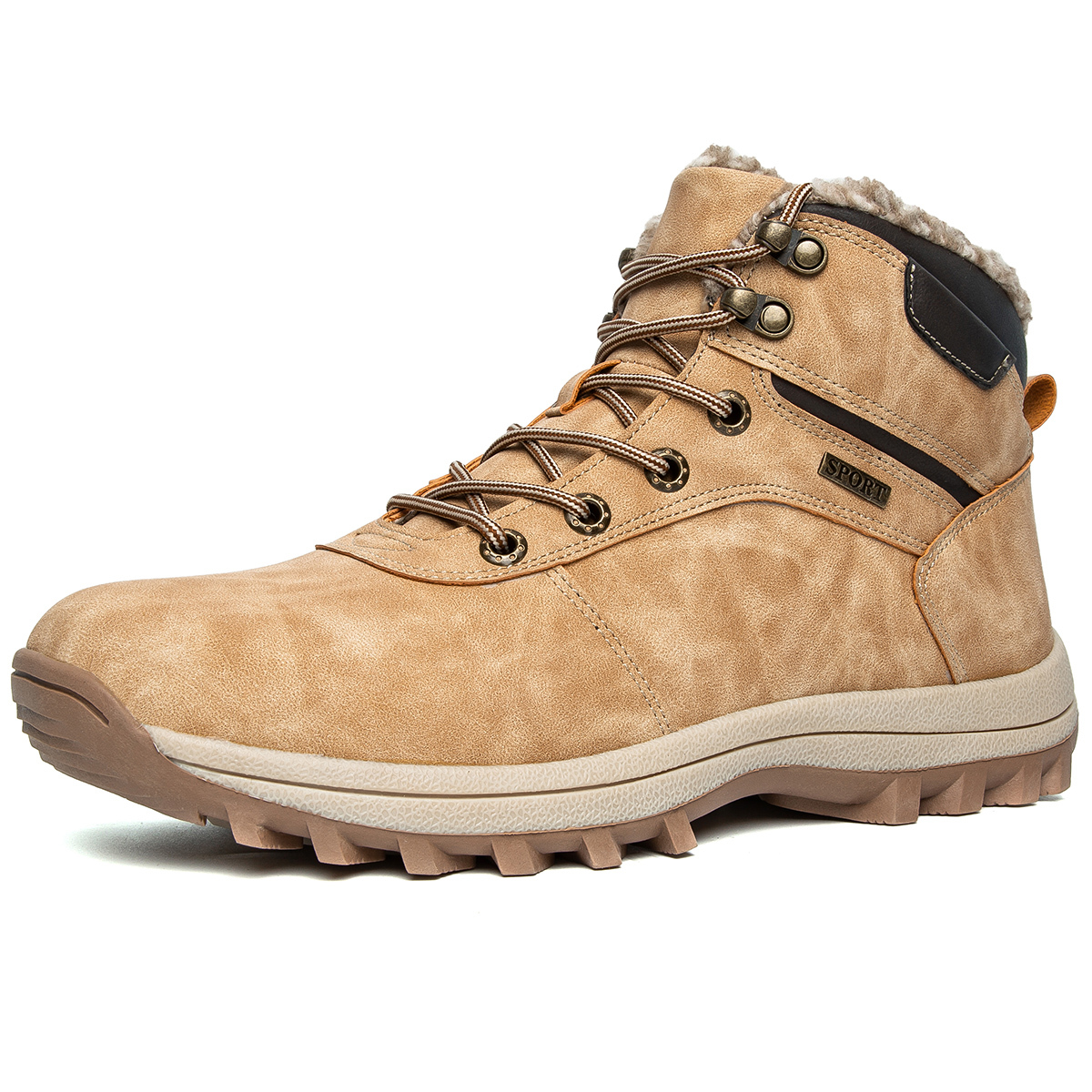 2024 Large Size 39-48 Couples Plus Plush Mountaineering Men's And Women's Cotton Shoes