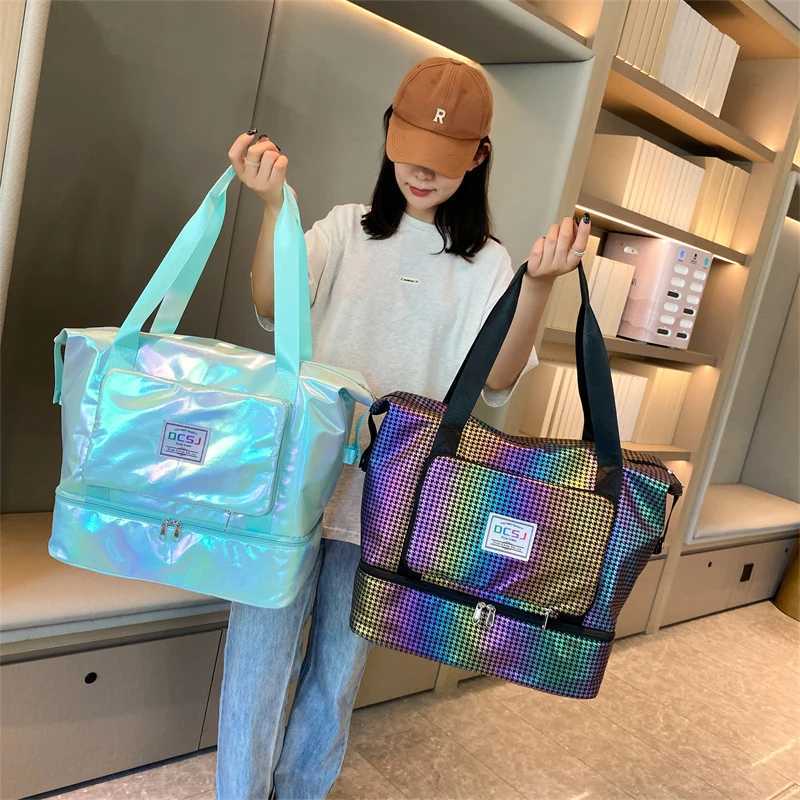 Foldable - Large Capacity Waterproof Travel Tote, Multifunctional hot Folding Duffel Bag Suitcase for Women, Lightweight Daily Use