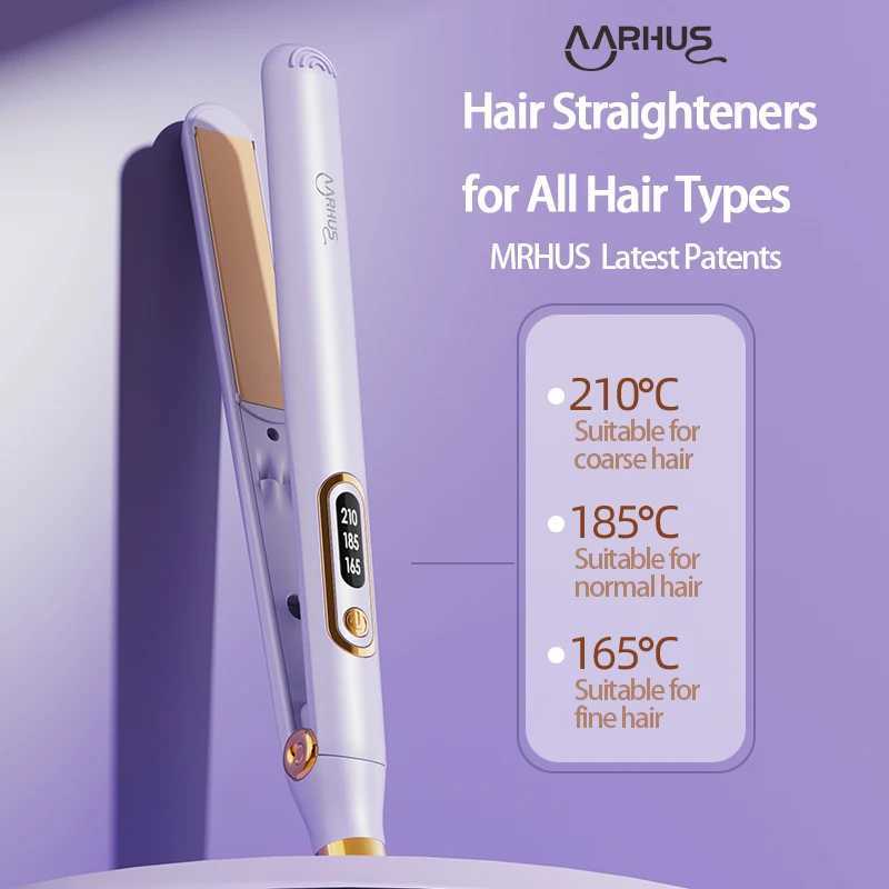 Suitable for all types of hair straightener and curling iron 2-in-1 latest patented negative ion hair care safe hair styling tool CL240923