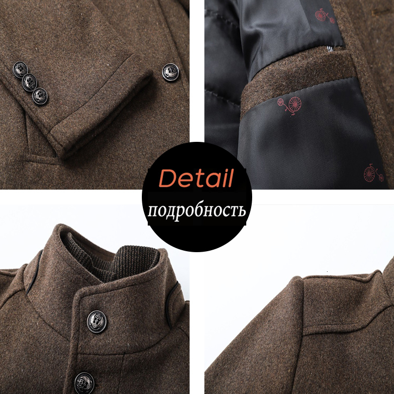 2023 Brand Winter Warm Jacket Coat Men Fashion Autumn Clothing Windproof Woolen Slim Adjustable Vest Parkas Male