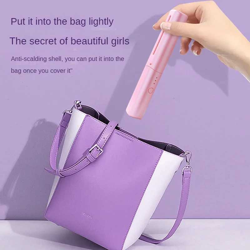 2-in-1 professional straightener curling iron USB straightening comb wet dry straightener CL240923