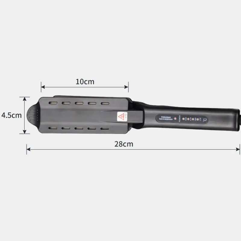 Four gear temperature adjustable ceramic tourmaline ion flat iron straightener CL240923