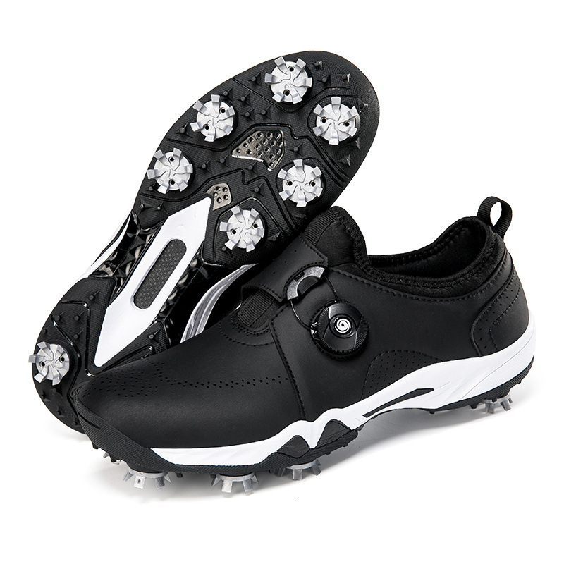 ddmytiger Hot selling 2024 summer plus size couple non slip golf shoes, detachable professional sole rotating button shoes C ddmythur