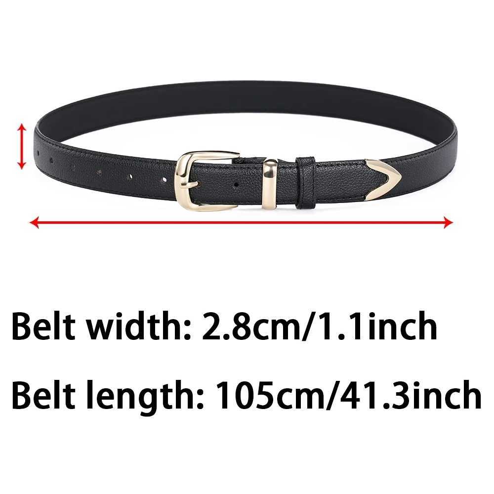 1pcs Womens Belt Simple Fashionable Needle Buckle Belt Casual Versatile Korean PU Leather Belt With Pants Jeans Belt Lady BeltsX240923
