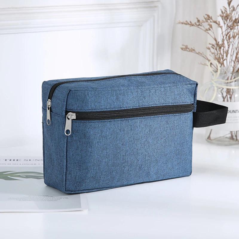 Cosmetic Bags Travel Waterproof Oxford Toiletry Wash Storage Hand Bag Women Men Large Double Layer Shaving Case Portable Shower Makeup zhanyishengli