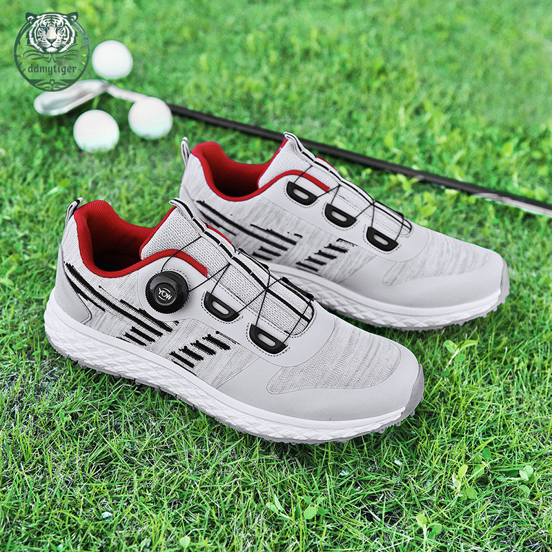 Ddmytiger Golf for men women, fixed studs buttons, new waterproof, comfortable and breathable sports golf men's shoes aA ddmythur
