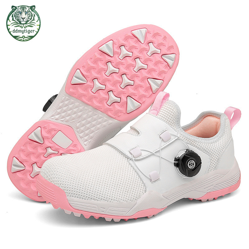 ddmytiger New Golf Casual Ball Boy Fashion Running Shoes, Women's Rotating Buckle Training Shoes A ddmythur