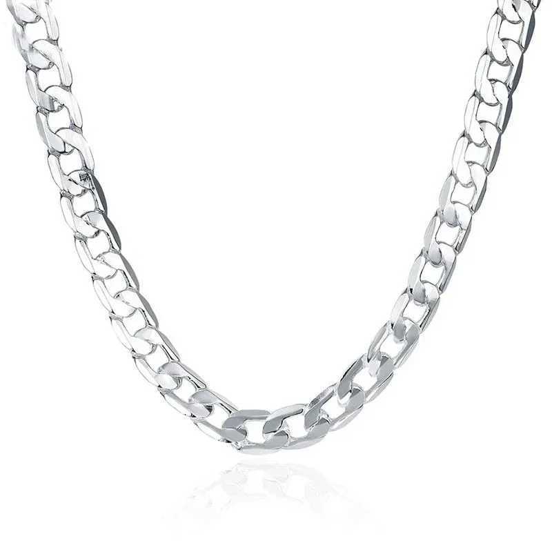 925 sterling silver necklace for men 16/18/20/22/24 inches classic 6MM chain luxury jewelry wedding Christmas gift X2411231