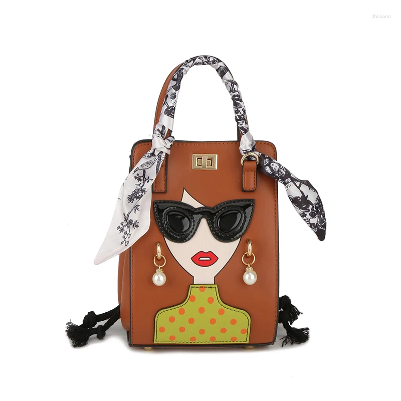 Free Shipping Shoulder Bags 2024 Hand For Women High Quality PU Bag Fashion Glasses Beauty Crossbody Cute Purses And Handbags Designer Bag Luxury Bag 