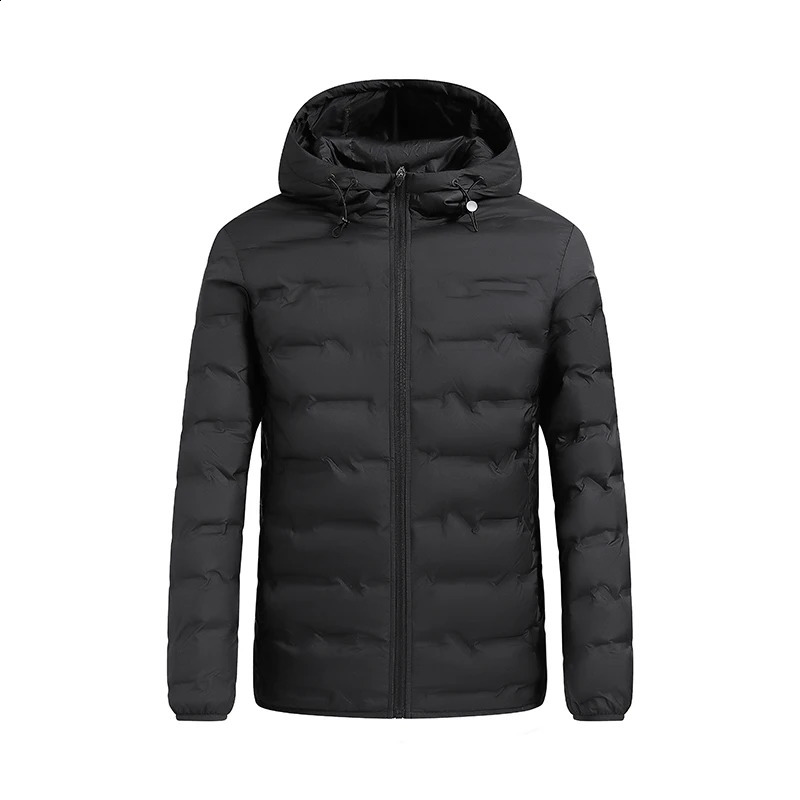 Mens White Duck Down Jacket Warm Thick Windproof Puffer Jacket Winter Men Hooded Waterproof High Quality Thermal Parka Male 240912