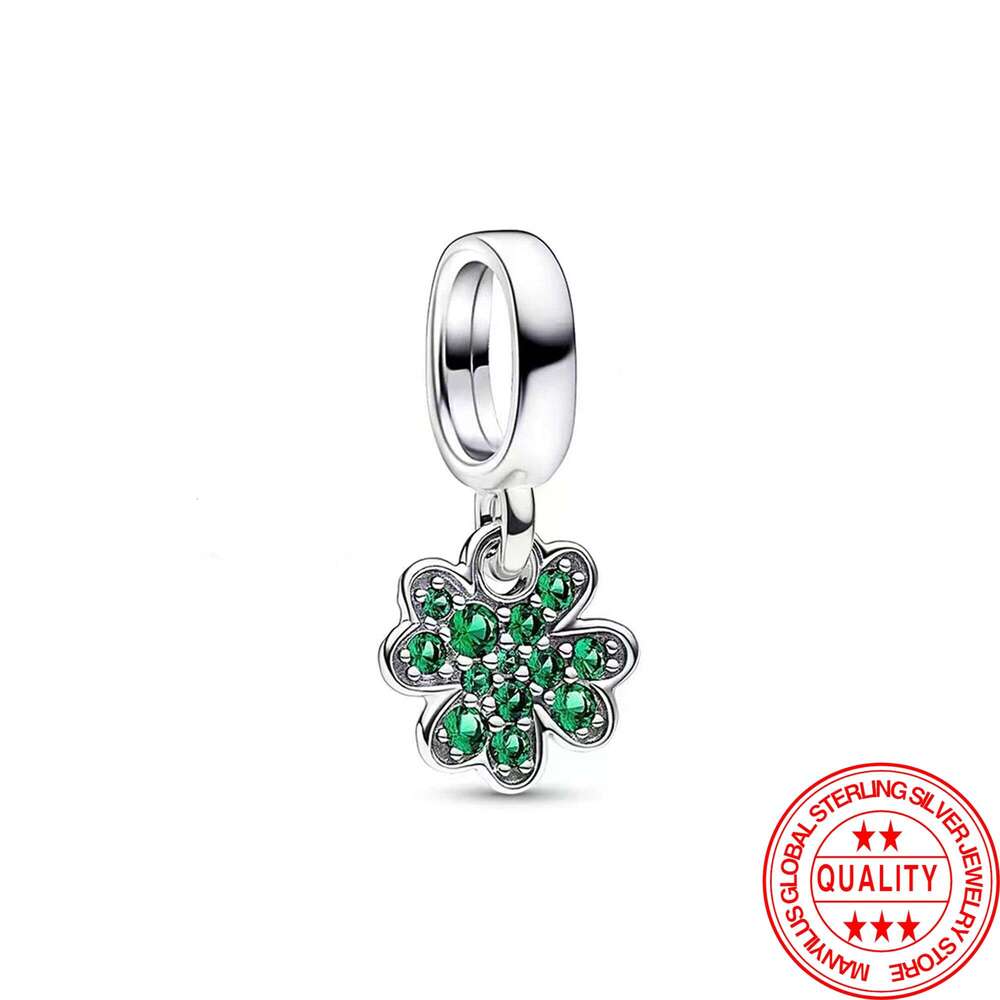 S925 New Spring 2024 Charm Daisy and Cherry Blossoms beads Flower Pendant 925 Sterling silver Fit bracelet 925 original jewelry DIY making For Women g