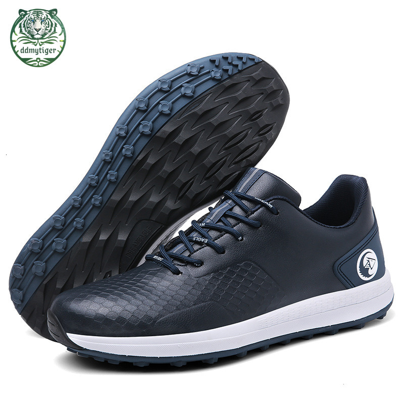 ddmytiger Large size golf shoes waterproof, non slip, nail free shoes, outdoor casual sports for men, straight A ddmythur
