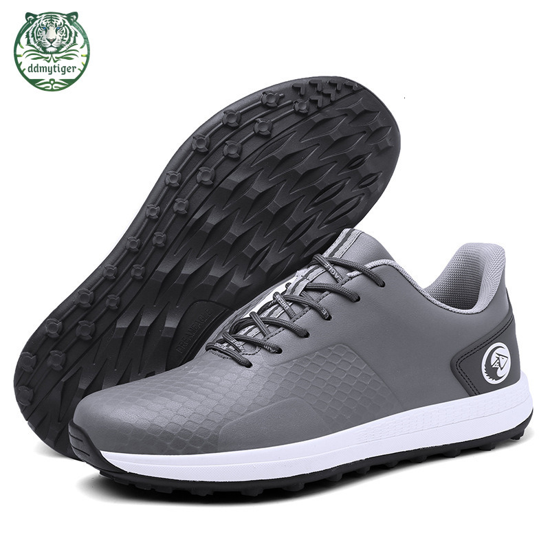 ddmytiger Large size golf shoes waterproof, non slip, nail free shoes, outdoor casual sports for men, straight A ddmythur