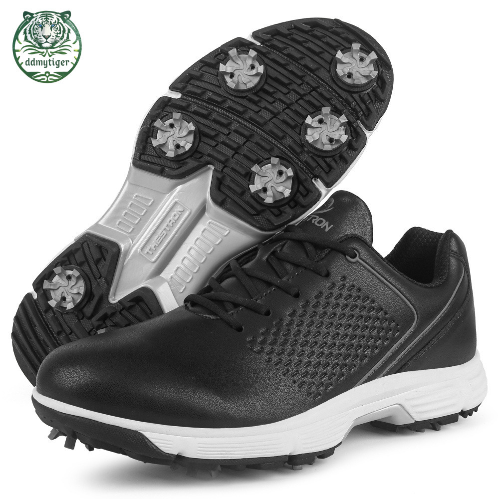 ddmytiger Golf for men women, fixed studs buttons, new waterproof, comfortable and breathable sports golf men's shoes A10