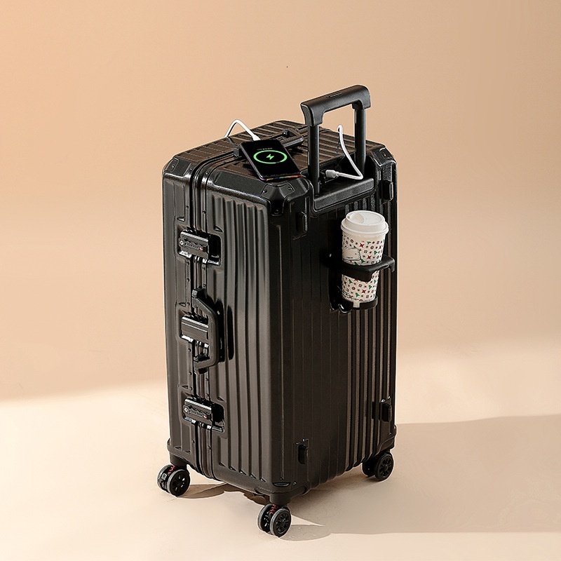 24 Aluminum Trolley Lage: Durable & Spacious Suitcase hot for Travelers