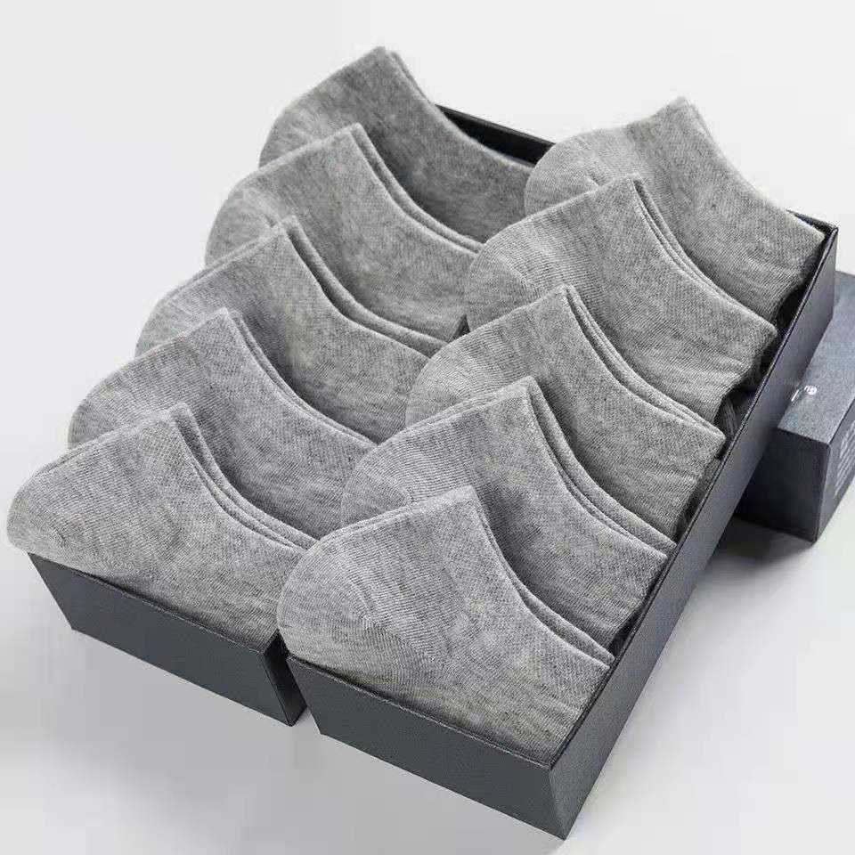 5 pairs/set of letter printed mens socks low cut ankle socks for summer and spring W240905